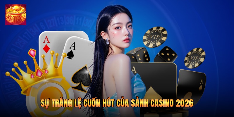 Sự tráng lệ cuốn hút của sảnh casino 2026